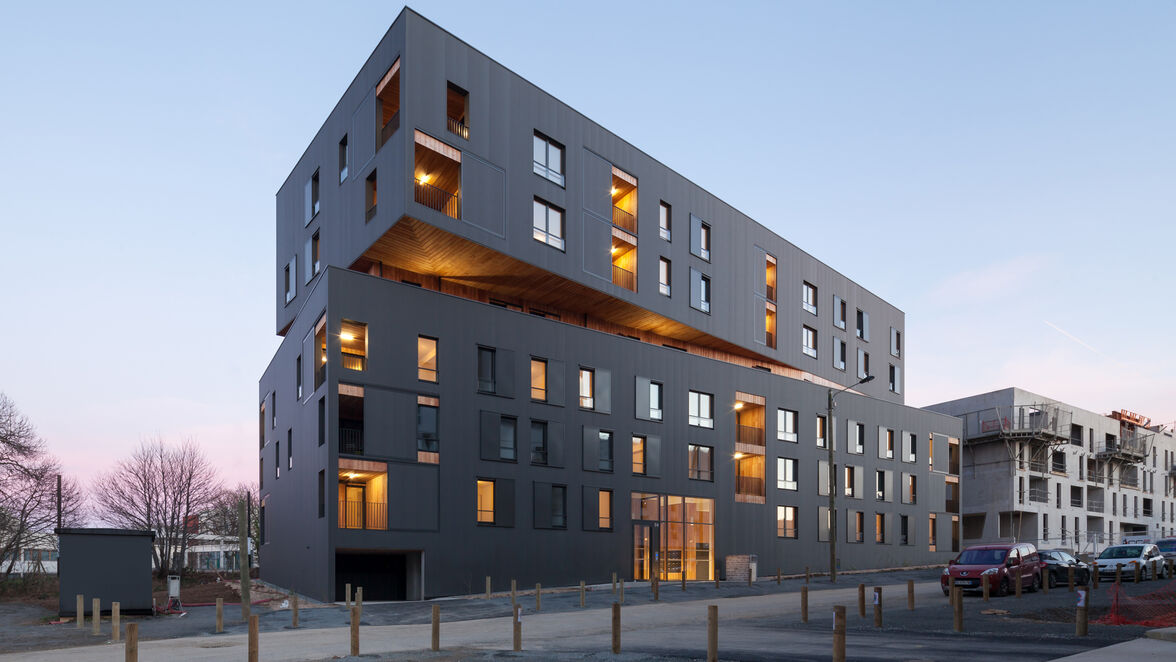 ©Alexandre Wasilewski - Le Mouvement Perpétuel et ses 40 logements passifs, à Rennes