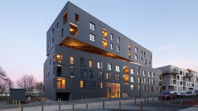 ©Alexandre Wasilewski - Le Mouvement Perpétuel et ses 40 logements passifs, à Rennes