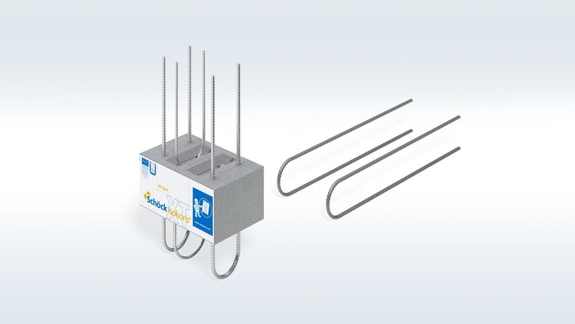 Der Schöck Isokorb XT Typ A trennt Attiken und Brüstungen thermisch und bietet damit eine Alternative zum Einpacken mit Dämmstoffen. 