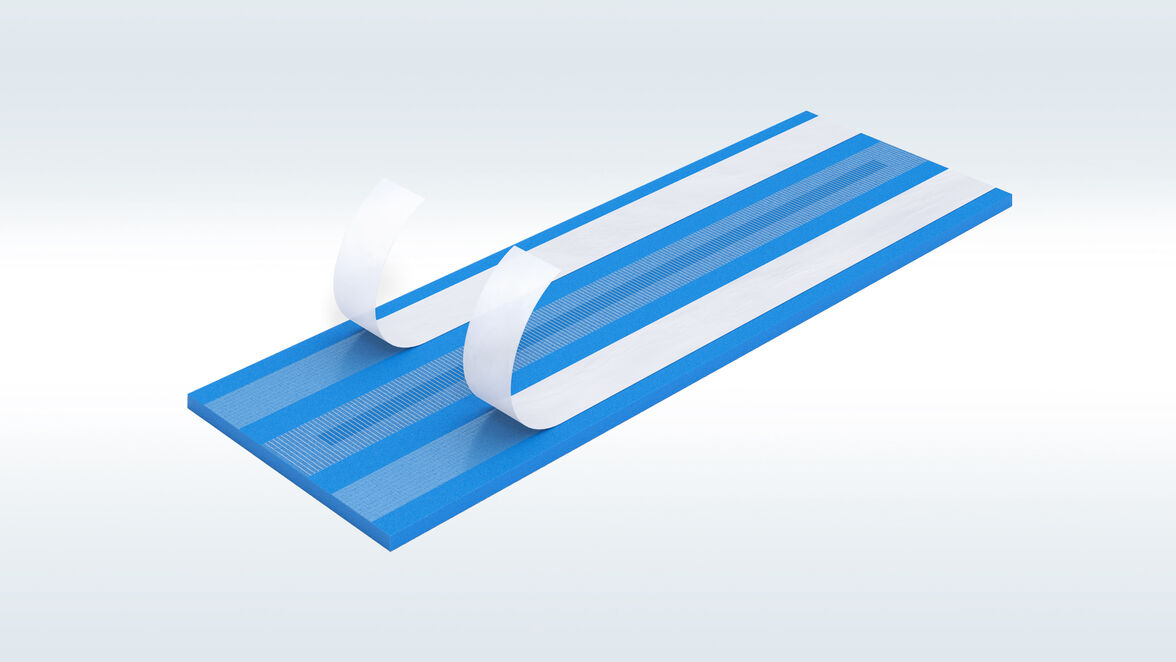 Die akustische Entkopplung des Treppenlaufs zur Bodenplatte erfolgte durch die Schöck Tronsole Typ B.
