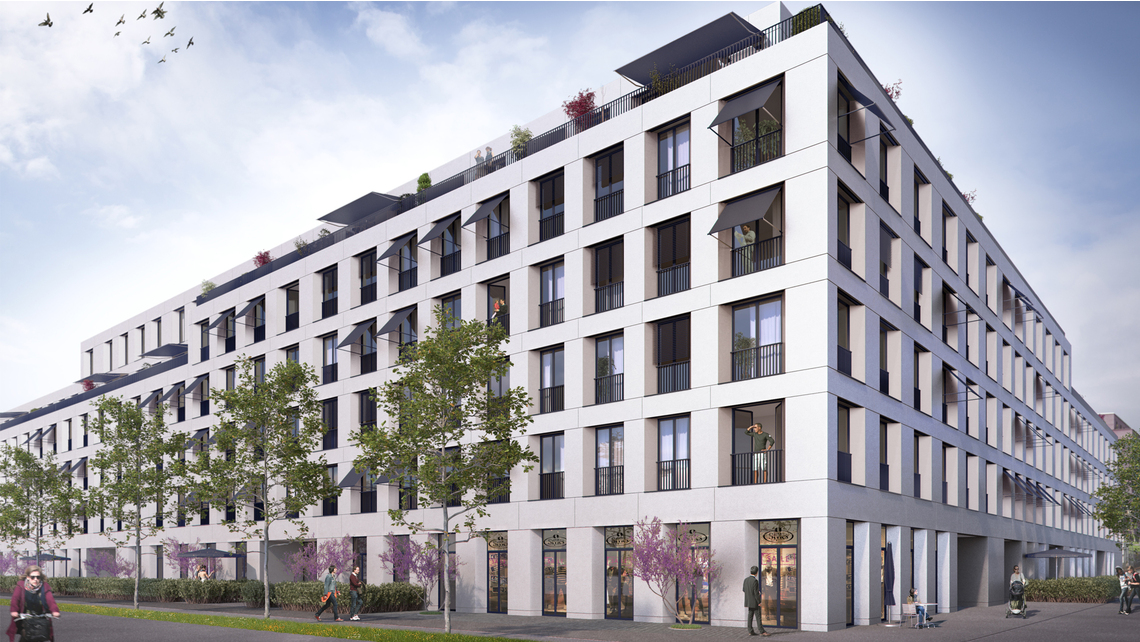 Das Projekt sue&til besteht aus insgesamt 20 Gebäuden und ist städtebaulich als klassische Blockrandbebauung konzipiert, die einen weitläufigen, verwinkelten Hof umschliesst. Das Projekt sue&til besteht aus insgesamt 20 Gebäuden und ist städtebaulich als klassische Blockrandbebauung konzipiert, die einen weitläufigen, verwinkelten Hof umschliesst.