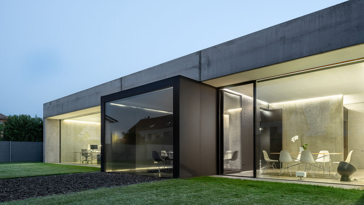 Die Architektin Nicole LaCroix entschied sich für das Material Beton, innen wie außen.