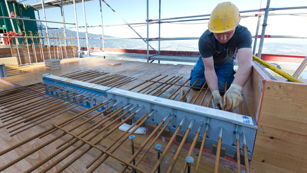 Die gut 100 auf dem Bürgenstock verbauten Schöck Isokorb Elemente sind allesamt Standardanfertigungen und somit auch wirtschaftlich interessant.