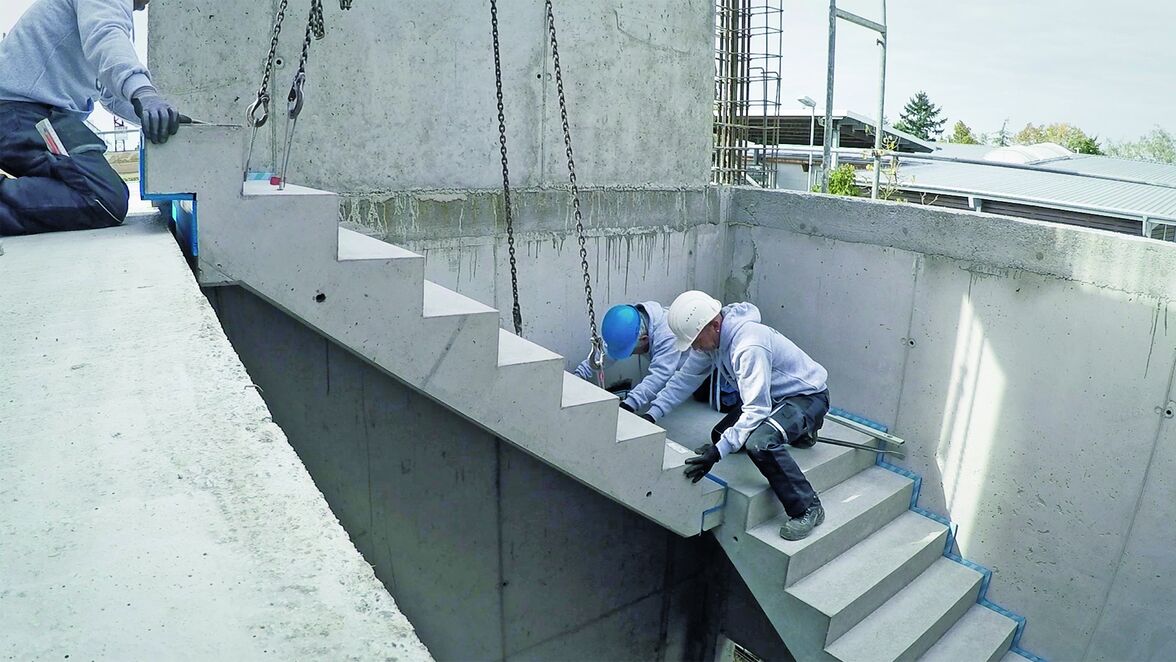 Bei der Entwicklung der Produktreihe wurde großen Wert auf den einfachen und schallbrückenfreien Einbau gelegt. 