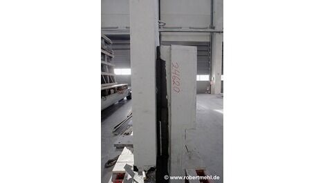 Zwei Betonschalen, verbunden durch den Schöck Thermoanker, dazwischen die Foamglas-Wärmedämmung. Foto: Robert Mehl, Abdruck honorarfrei, Belegexemplar erbeten.