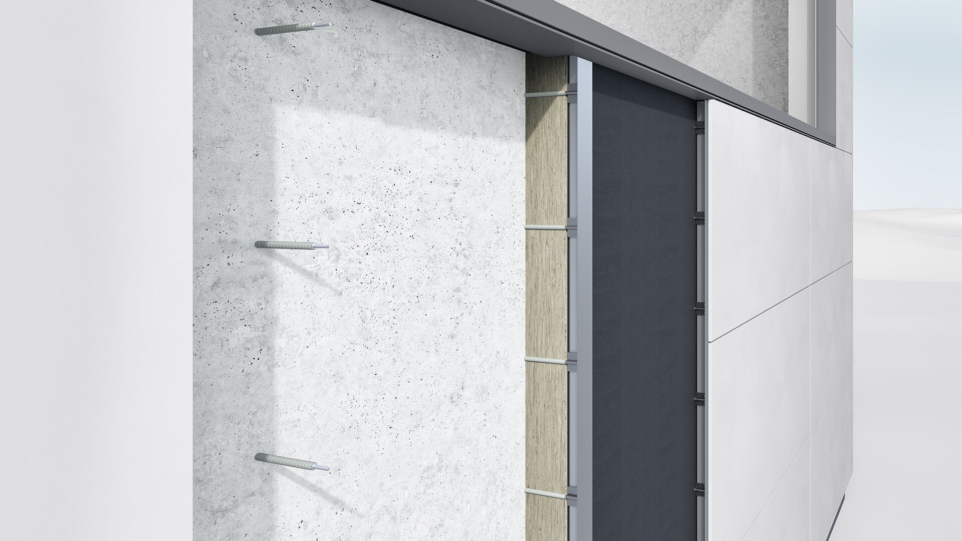 Schöck Isolink® type TA-S: koudebruggen voorkomen in geventileerde gevels