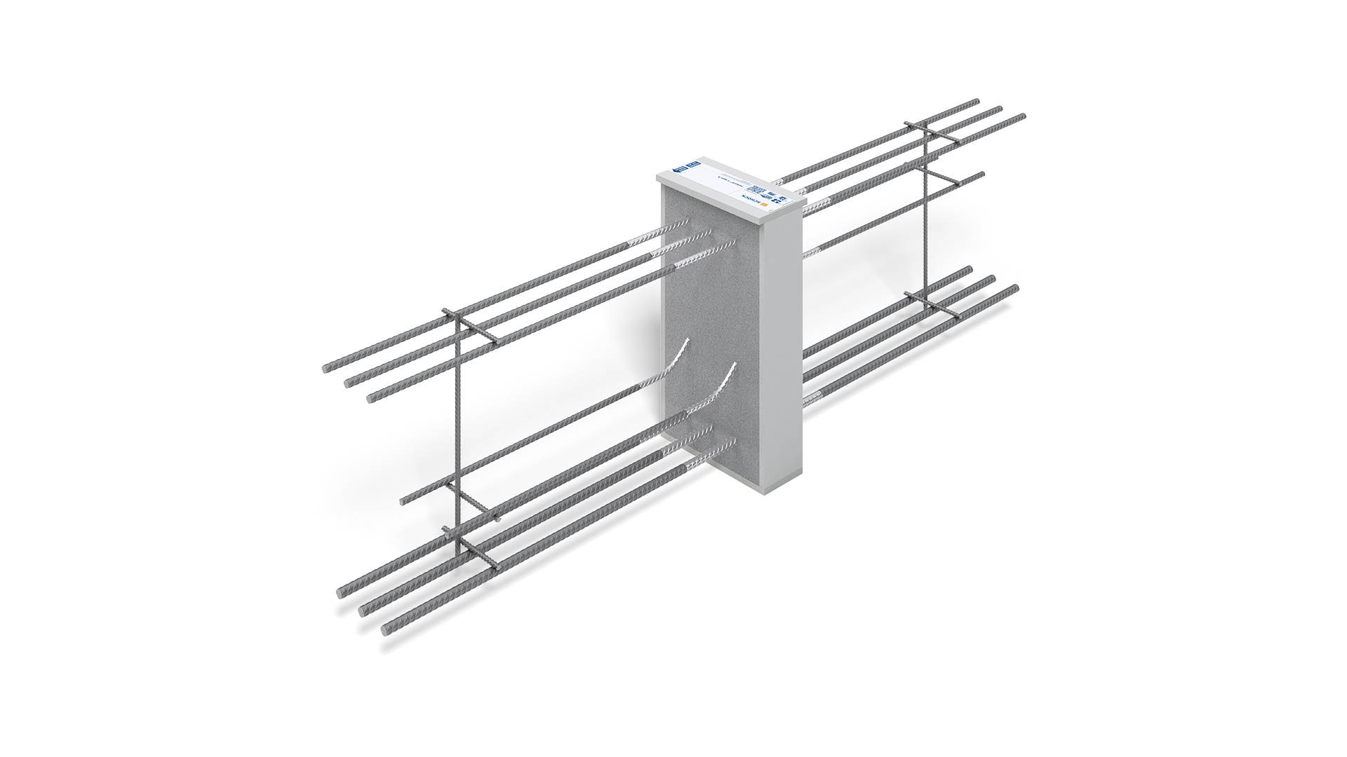 Schöck Isokorb® T type B : élément d'isolation thermique pour le raccordement de poutrelles de console en porte-à-faux 