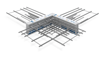 Schöck Rutherma ® type K-Angle : élément d'isolation thermique d’angle pour les balcons en porte à faux