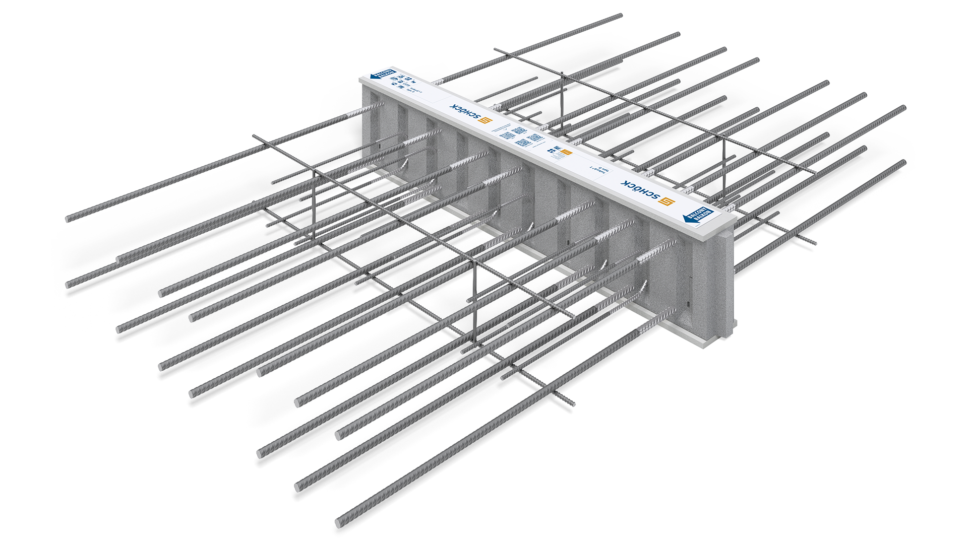 Schöck Isokorb® T type D : élément d'isolation thermique pour les dalles continues