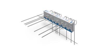 Schöck Rutherma® type K-WU avec buton de compression HTE-Compact® - liaison  dans un voile