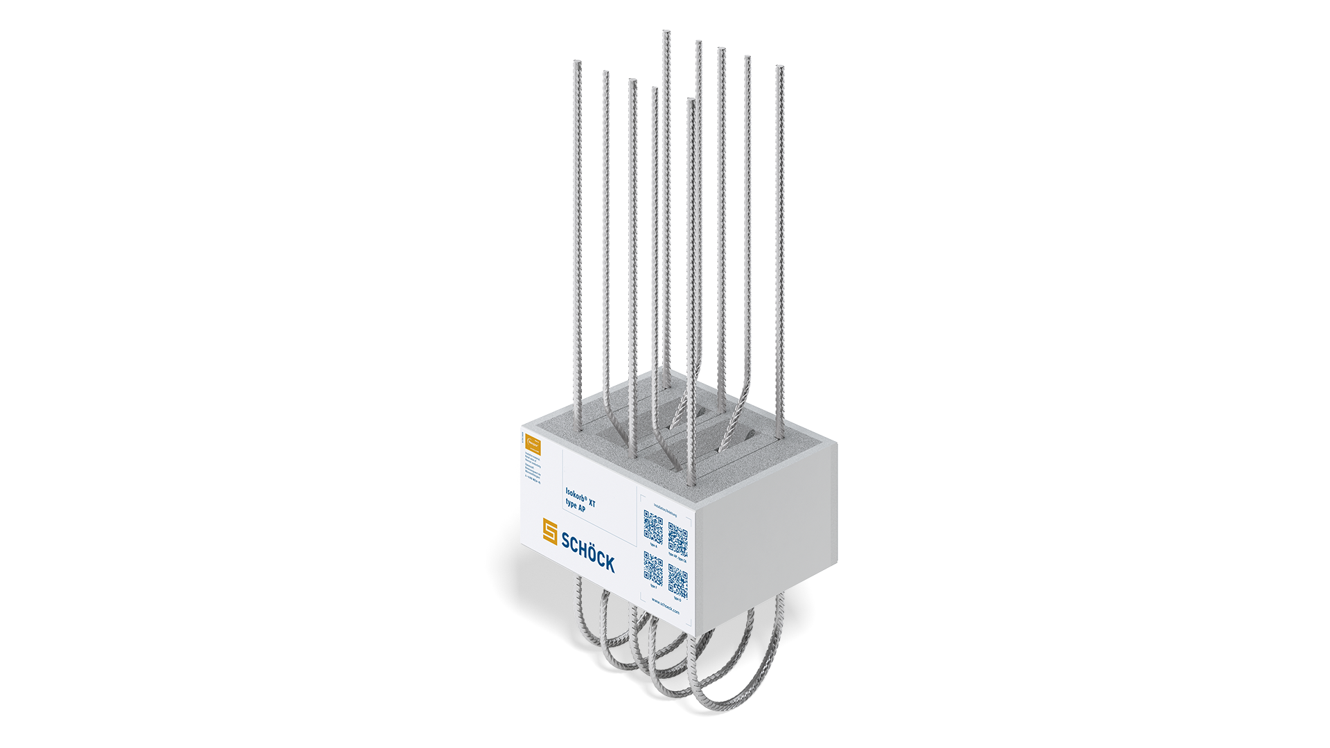 Schöck Isokorb® XT/T type A : élément d'isolation thermique pour attiques et parapets