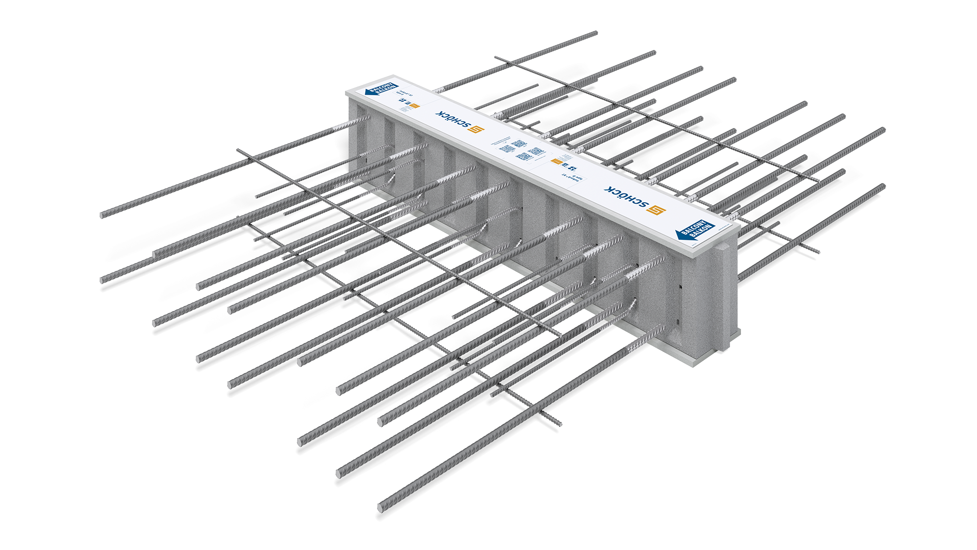 Schöck Isokorb® XT type D : élément d'isolation thermique pour les dalles continues