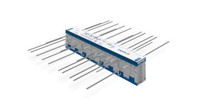 Schöck Isokorb® XT Typ K: Wärme- und Trittschalldämmelement für frei auskragende Stahlbetonbalkone