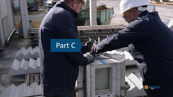 A Schöck Sconnex® P típus beépítése