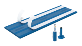 Schöck Tronsole® Typ B: Trittschalldämmung zwischen Stiegenlauf und Bodenplatte