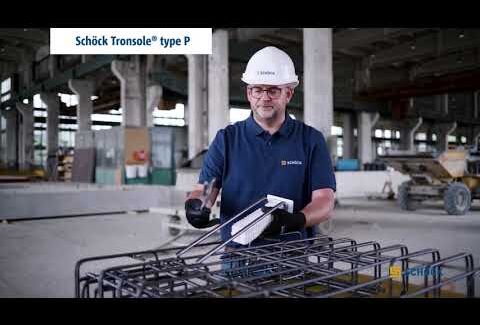 Sound bridge-free installation of precast stair landings