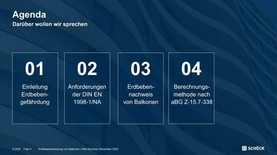 Balkone erdbebensicher planen