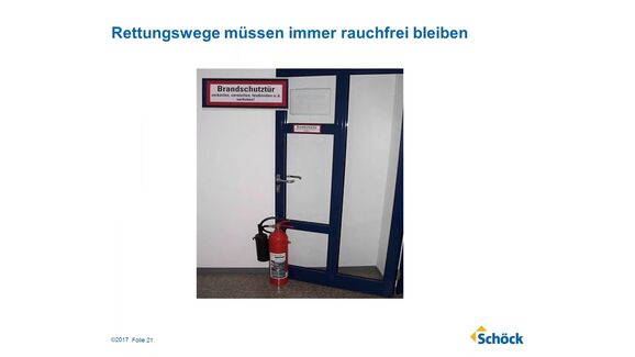 Brandschutz bei Flucht- und Rettungswegen