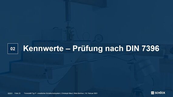 Filigrane Sichtbetonpodeste kombiniert mit sicherem Trittschallschutz mit der neuen Tronsole® Typ P