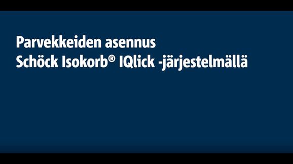 Parvekkeiden jälkiasennus IQlickillä