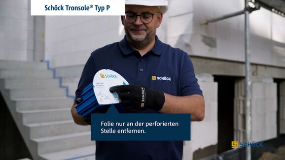 Schallbrückenfreier Einbau von Fertigteilpodesten