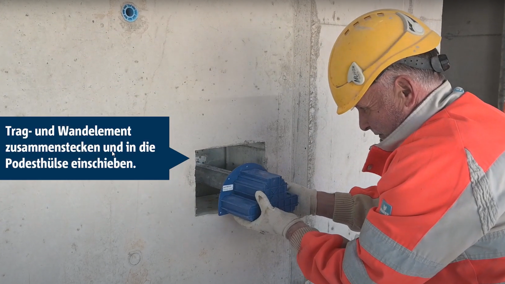 Schöck Tronsole® Typ P: für einen optimierten Bauablauf.