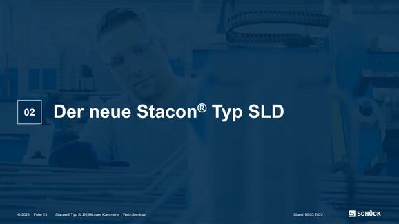 Schöck Stacon® „Komprimiert für beste Leistung - der neue Schwerlastdorn Schöck Stacon®“