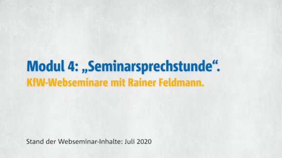 „Seminarsprechstunde“ als Wissenstransfer (Staffel 2)