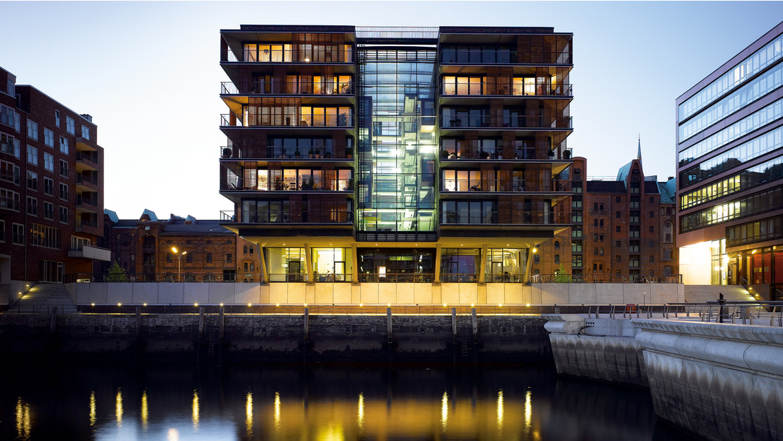 Referenz Schöck Isokorb®: Sandtorkai 56 in Hamburg