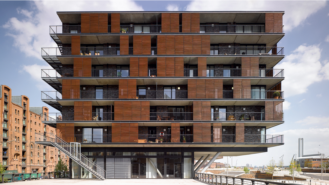 Referenz Schöck Isokorb®: Sandtorkai 56 in Hamburg