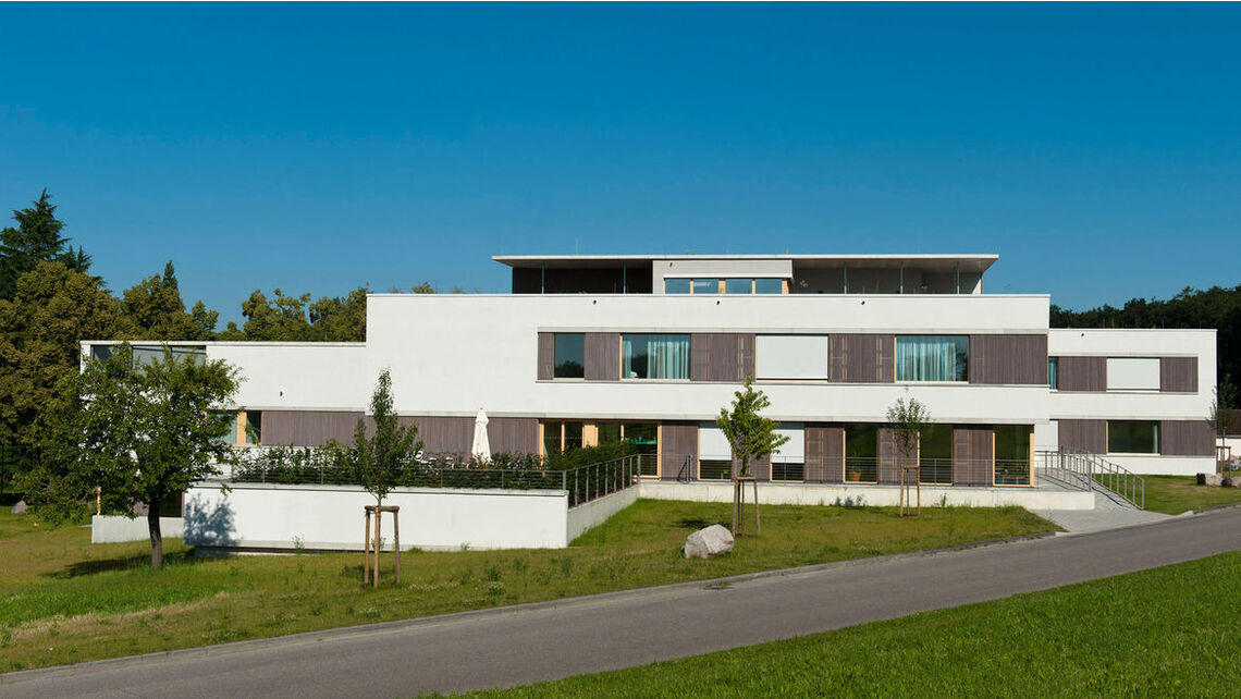 Gesamtansicht des neuen Klinikgebäudes Gesamtansicht des neuen Klinikgebäudes