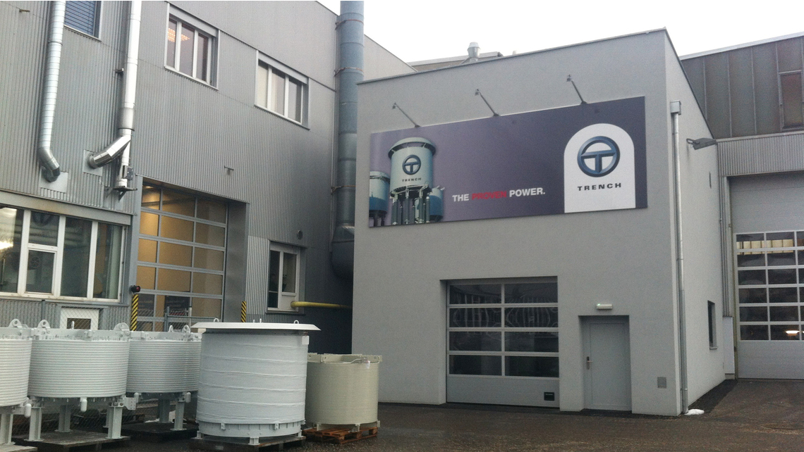 Referenz Schöck Combar® Prüfhalle Trench Austria, Quelle: Trench Austria GmbH Referenz Schöck Combar® Prüfhalle Trench Austria, Quelle: Trench Austria GmbH