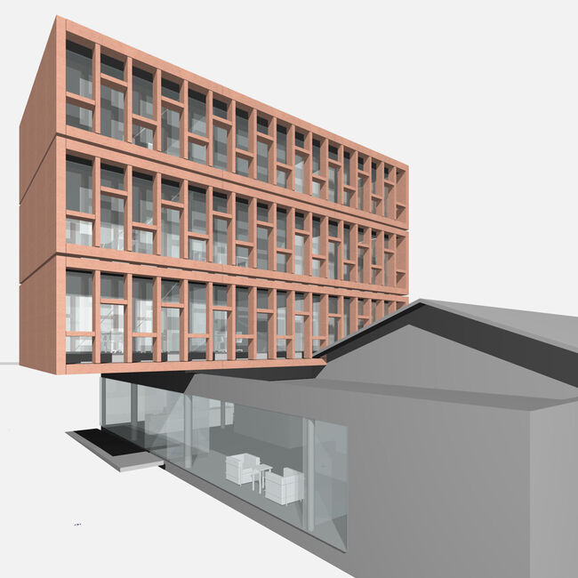 Referenz: Schwanenstadt, Bürogebäude Pesendorfer, Quelle: Pesendorfer 4k