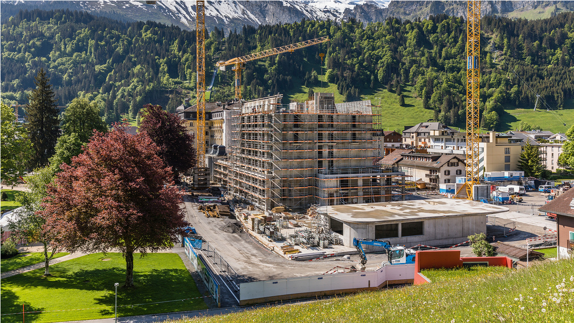 Der Europäische Hof, heute Palace Engelberg Titlis, soll wieder zu dem werden, was er einst war: Das Flaggschiff der Engelberger Hotellerie. Foto: Stefano Schröter Der Europäische Hof, heute Palace Engelberg Titlis, soll wieder zu dem werden, was er einst war: Das Flaggschiff der Engelberger Hotellerie. Foto: Stefano Schröter