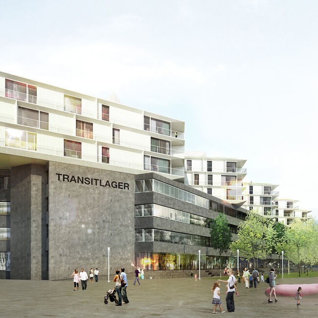 Référence Schöck Tronsole® Entrepôt de transit de Bâle