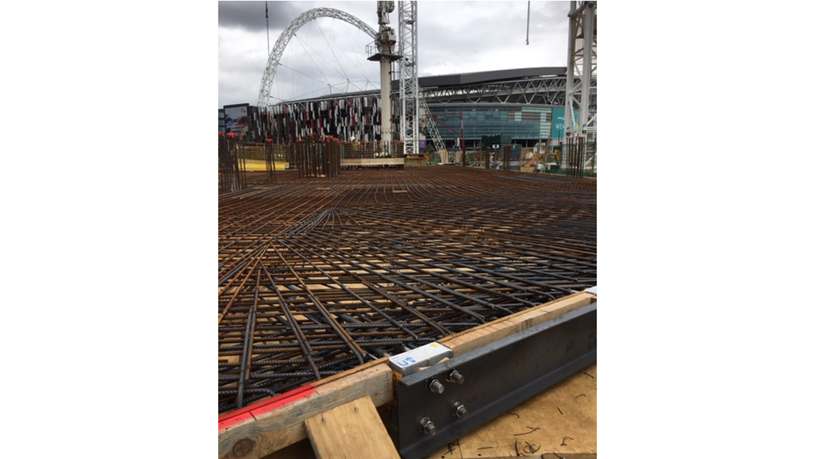 Isokorb® T type SK units accurately positioned using re-useable steel jigs Isokorb® T type SK units accurately positioned using re-useable steel jigs