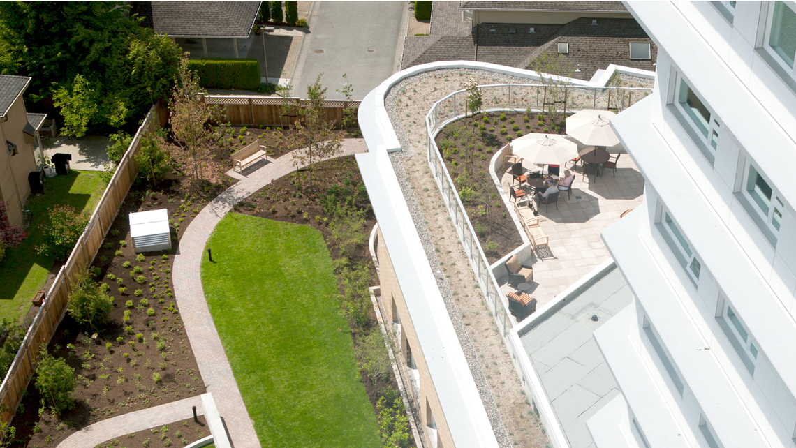 Vue aérienne du balcon de Cedar Springs  Vue aérienne du balcon de Cedar Springs