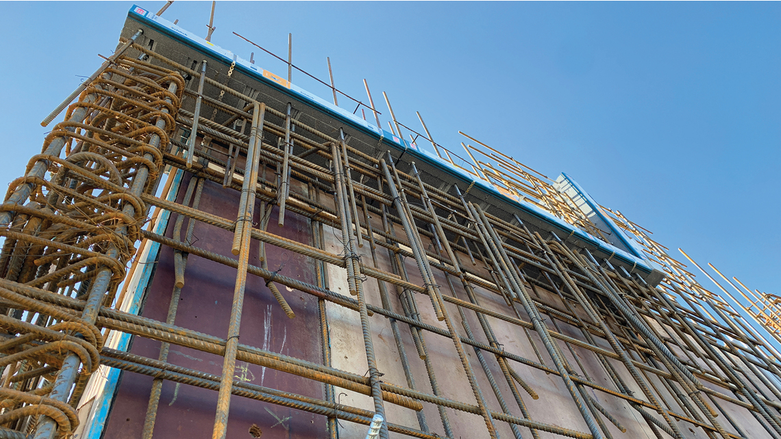 Installation of Isokorb® thermal breaks at Vancouver Fire Hall No. 17 Installation of Isokorb® thermal breaks at Vancouver Fire Hall No. 17