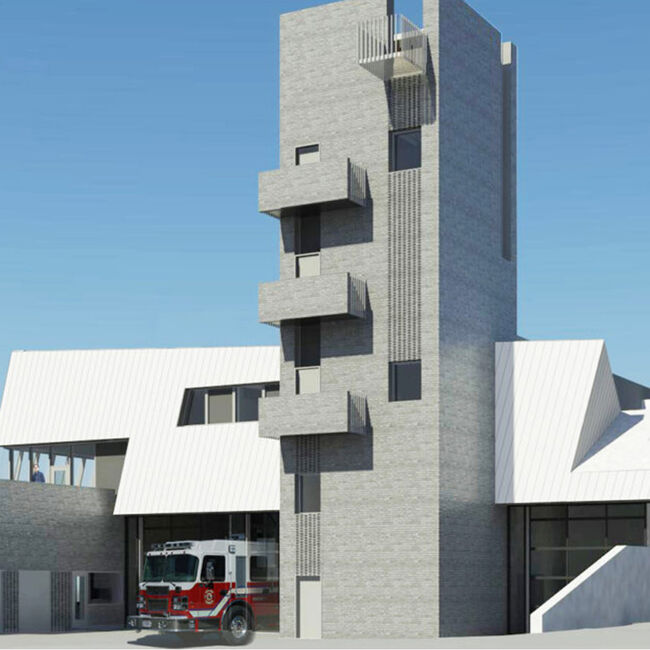 Rendering of Vancouver Fire Hall, courtesy of HCMA