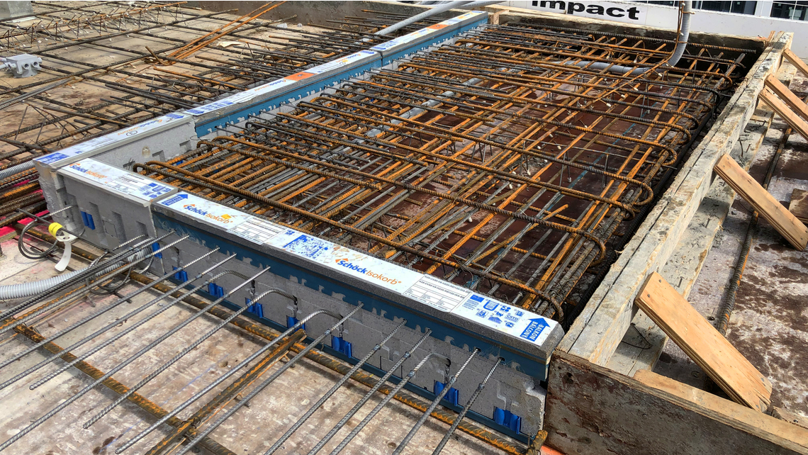 isokorb, thermal breaks, Bloorvista, toronto, concrete construction isokorb, thermal breaks, Bloorvista, toronto, concrete construction