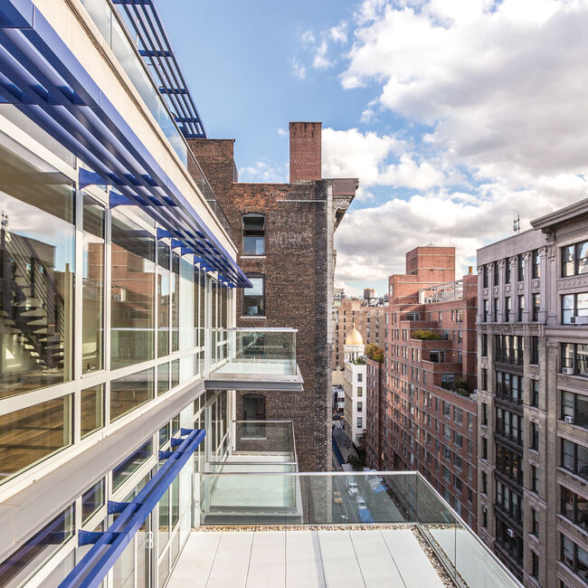 Balcony at Chelsea Green Residence in NYC