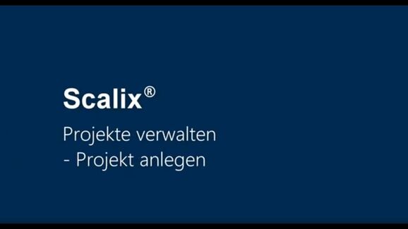 Scalix Tutorial Projekte verwalten   Projekt anlegen