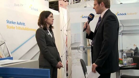 Interview messelive.tv - Die neue Generation der Schöck Tronsole® auf der Messe Bautec