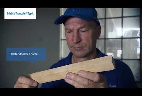 Schallbrückenfreier Einbau von geraden Element-Treppen