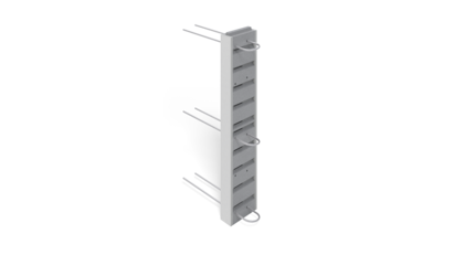 Schöck Rutherma® type RF : élément d'isolation thermique pour les liaisons refend/façade