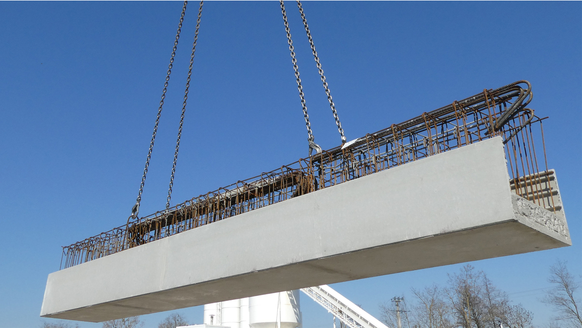 Signo® was used to prefabricate 300 running meters of beams Signo® was used to prefabricate 300 running meters of beams