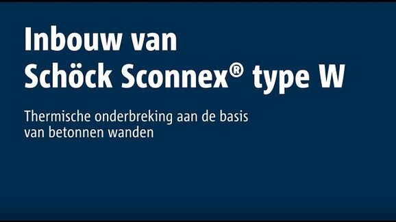 Inbouwvideo Sconnex® type W