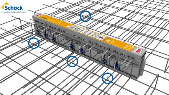 Animation of Schöck Isokorb® T type K