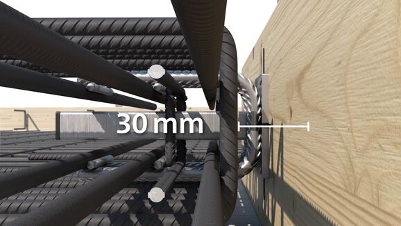 Schöck Dorn type SLD: Transfer of high shear forces within expansion joint.