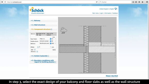 Schöck thermal bridging calculator – Tutorial